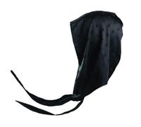 Bandana de color sólido para la cabeza, suave, transpirable, para mujer, estilo informal, para viajes, accesorio de moda, Puntos negros, Talla única