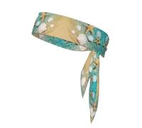 Bandana de doble cara con estampado de estrella de mar para hombres y mujeres para fútbol, yoga, fitness, diadema ninja