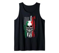 Bandana de esqueleto de la independencia de México, orgullosa, bandera mexicana de Estados Unidos Camiseta sin Mangas