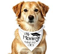 Bandana de graduación para perro, diseño con texto en inglés "My Mommy Did It" (My Mommy Did It)