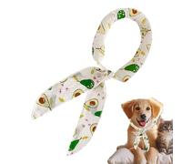 Bandana de Hielo para Perros, Bandana de enfriamiento de Perros,Collar de Hielo Bandana Instant Refring Buff | Wrap Ajustable de Estampado de Aguacate, Suministros para Mascotas Enfriador de
