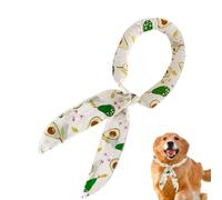 Bandana de Hielo para Perros, Bandana de enfriamiento de Perros - Ice Buff Bandana Instant Refiring Breatable - Suministros para Mascotas impresión de Aguacate de Bufanda Gato, Ajustable para una