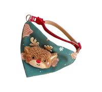 Bandana de Noël Pour Chat - Costume de Déguisement Pour Animal de Compagnie | Bandana Festif Pour Chaton Noël | Pour Reunion Familiale Séance Photo Fête Jeu de Rôle et Ambiance Hivernale