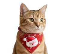 Bandana de Noël pour Chat - Costume de Déguisement pour Animal de Compagnie | Bandana Festif pour Chaton Noël | Pour Réunion Familiale Séance Photo Fête Jeu de Rôle et Ambiance Hivernale