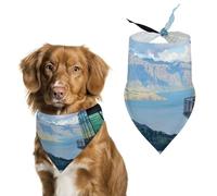 Bandana de poliéster de alta calidad para perros, gatos, bufanda para mascotas, elegante bandana triangular, suave y transpirable, resistente a la decoloración, perfecta para uso diario, fiestas