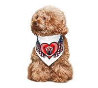 Bandana de Verano con alas de Bandera Estadounidense y Emblema de Sudán para Perros y Gatos pequeños, medianos y Grandes, Transpirable, Suave y cómoda, Accesorios para Mascotas de 30 x 70 cm.