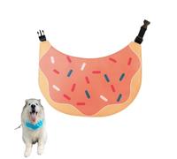 Bandana del Animal Doméstico Lindo Perro De Dibujos Animados Donuts Babero Pañuelo para El Cuello del Gato del Pañuelo Babero Impermeable De Mascotas para Medianas y Grandes Perros Bandana