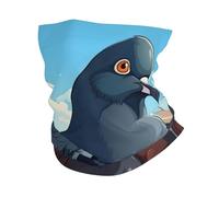 Bandana deportiva con estampado de paloma de dibujos animados para hombres y mujeres, máscara facial, envoltura para el cuello, bufanda para la cabeza, protección del sueño para el cabello rizado