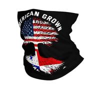 Bandana Estadounidense Criado con Raíces Panameñas Bandera De Panamá Blanca Protección UV Bufanda Delicado con La Piel Head Wrap para Caza Hunting Carnaval 2 Unidades