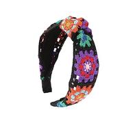 Bandana floral para mujer, turbante versátil, étnico, vendaje vintage, diadema campestre