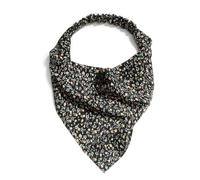 Bandana for mujer, bandas elásticas for el cabello, pañuelo triangular con estampado Floral, for la cabeza, accesorios for Para Uso Diario, Fiestas Decoración(Light Grey)