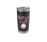 Bandana Gato con gafas Ruth Bader Ginsburg Collar RBG Vaso térmico de acero inoxidable de doble pared
