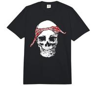 Bandana Hip Hop Skull & Red Do Rag Old School Rap Retro Comfort Colors Adult Heavyweight T-Shirt