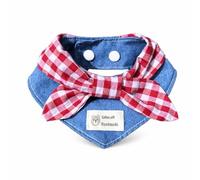 Bandana para Mascotas, Babero Ajustable, L: Cuello 27-35cm, 3.7-5.5kg