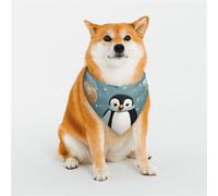 Bandana para perro, diseño de pingüino, globo, copo de nieve, bufanda ajustable para mascotas, para perros, Navidad, mascotas, bufanda triangular, baberos, pañuelo suave y transpirable para cachorros