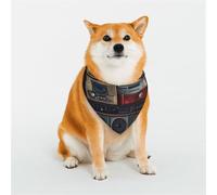 Bandana para perro, estilo vintage, para pared, radio, boombox, bufanda ajustable para perros, Navidad, mascotas, bufanda triangular, baberos, pañuelo suave y transpirable para cachorros pequeños,