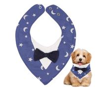 Bandana para perro - Soft Funny Stylish Disfraz, Tuxedo Collar Accessory, Elegant Pet Outfit | For Small Medium Large Breed Birthday Parties Weddings Special Occasions Celebration