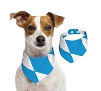 Bandana para perros pequeños, medianos y grandes, con diseño de la bandera de la pastilla bávara, pañuelo triangular para perros pequeños, medianos y grandes, bufanda para niña o niño
