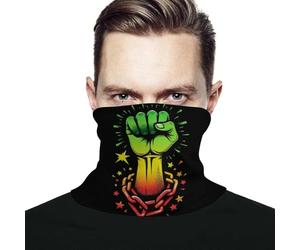 Bandana Puño Que Rompe Cadenas Fácil De Limpiar Bufanda De Tubo Suave Al Tacto Máscara para Ciclismo Caza Verano 2 Unidades