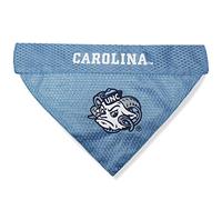 Bandana Reversible NCAA. Bandana de Carolina del Norte con Tacones de alquitrán para fanáticos de los Deportes, Talla L/XL, ¡Home & Away!