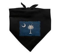 Bandana rústica con la bandera del estado de Carolina del Sur para perros y mascotas