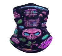 Bandana Un Conjunto De Garabatos De Objetos Fina Braga De Cabeza Protección UV Head Wrap para Pesca Ciclismo Aire Libre 2 Unidades