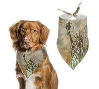 Bandana vintage con diseño de la Estatua de la Libertad de Nueva York para perros pequeños, medianos y grandes
