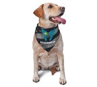 Bandanas De Perros ala De La Bandera De Kazajistán Triangulares para Mascotas Lavable Personalizada Toallas Triángulo, para Mascotas para Perros Pequeños Y Grandes, Gatos, 70x30cm