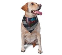 Bandanas De Perros Amor Hear Rompecabezas América Bandera De Azerbaiyán Bufandas Decoración Accesorio Toallas Triángulo, para Mascotas para Perros Pequeños Y Grandes, Gatos, 70x30cm