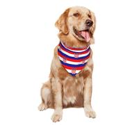 Bandanas De Perros Bandera Croata Triángulo Personalizada Moda Toallas Triángulo, para Mascotas para Perros Pequeños Y Grandes, Gatos, 70x30cm