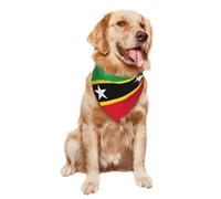 Bandanas De Perros Bandera De San Cristóbal Y Nieves Bufandas Suave Cómodo Toalla De Saliva para Perro, para Mascotas para Perros Pequeños Y Grandes, Gatos, 70x30cm
