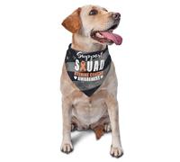 Bandanas De Perros Equipo De Apoyo para La Concienciación sobre El Cáncer De Útero Triángulo Ajustable Moda Baberos para Gato Perro, para Mascotas para Perros Pequeños Y Grandes, Gatos, 70x30cm