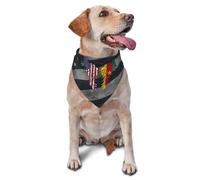 Bandanas De Perros Estados Unidos América Camerún Bandera Camerunesa ala Triángulo Accesorio Triangulo Cuello Perro, para Mascotas para Perros Pequeños Y Grandes, Gatos, 70x30cm