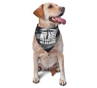 Bandanas De Perros No Sé Cómo Comportarme Según Mi Edad. Nunca Había Sido Tan Viejo. Triángulo Lavable Toallas Triángulo, para Mascotas para Perros Pequeños Y Grandes, Gatos, 70x30cm