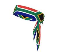 Bandanas deportivas con estampado de bandera de Sudáfrica, banda para el pelo unisex para actividades atléticas, correr, yoga, ciclismo