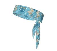 Bandanas deportivas con estampado de mapa de Grecia, banda para el pelo unisex para actividades atléticas, correr, yoga, ciclismo