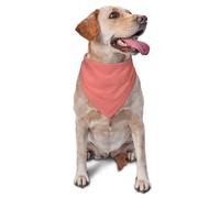 Bandanas para mascotas con estampado rosa coral, bonitas bufandas para perros y gatos, para vacaciones, Navidad, Halloween, baberos triangulares ajustables para caminar al aire libre