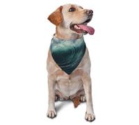 Bandanas para perros Big Waves in The Sea, bufanda triangular para mascotas, adecuada para perros y gatos grandes de tamaño pequeño a mediano