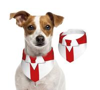 Bandanas para perros con la bandera de Irlanda del Norte, suaves, cómodas, ajuste ajustable para niños y niñas, tres tamaños para gatos y perros