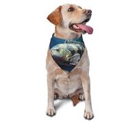 Bandanas para perros Shoal of Fish, bufanda triangular para mascotas, adecuada para perros y gatos pequeños a medianos y grandes
