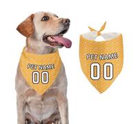 Bandanas Personalizadas para Perros con Nombre Foto Logotipo Bufanda Personalizada para Perros Pequeños Medianos Grandes Cachorro Gato A02