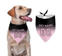 Bandanas Personalizadas para Perros con Nombre Foto Logotipo Bufanda Personalizada para Perros Pequeños Medianos Grandes Cachorro Gato A07
