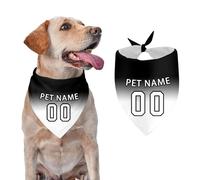 Bandanas Personalizadas para Perros con Nombre Foto Logotipo Bufanda Personalizada para Perros Pequeños Medianos Grandes Cachorro Gato A01