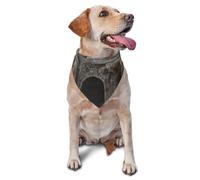 Bandanas Pride Dog Bandanas, una bufanda de monasterio en ruinas, bandana de poliéster transpirable para perros pequeños, medianos y grandes, accesorio lavable ajustable para niño, niña, cachorro