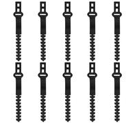 Bandas de apoyo para estacas de árboles, 10 unidades de correas ajustables, 24 cm, adecuadas para enredaderas y plantas trepadoras, jardín, patio, interior y exterior