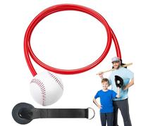 Bandas de béisbol, Softbol Pitching Resistance Bands, 0,24 x 0,35 pulgadas Elastic Arm Strength Trainer, Stretching Warm-Up Equipment, Youth Training Tool, Red/Black Set, for Baseball Practice