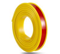 Bandas de borde 10 pies, cinta autoadhesiva for bordes muebles TPE, protector en forma U, for restauración reparación gabinetes madera contrachapada(32mm,Yellow)