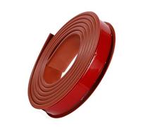 Bandas de Borde de Muebles Autoadhesivas en Forma de U Tira de Borde de TPE Flexible para Bordes de Madera en Bruto, molduras de Chapa y proyectos de restauración de Mueble Brown 10m Inner Width 20mm