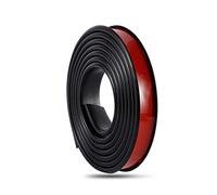 Bandas de borde de muebles en forma de U, PVC Edge Banding, Self Adhesive Molding Trim, U Shape Protector for DIY Project, Width 16Mm,Red(Black)