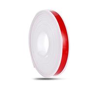 Bandas de borde de muebles en forma de U, PVC Edge Banding, Self Adhesive Molding Trim, U Shape Protector for DIY Project, Width 16Mm,Red(White)